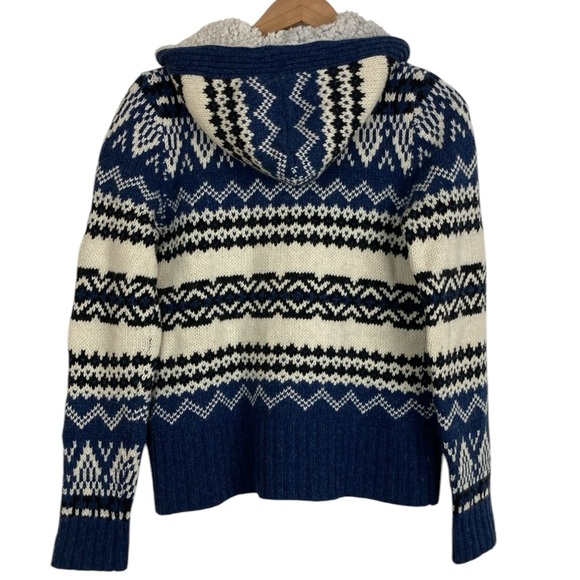 Telluride Knit Hooded Toggle Closure Cardigan, Size Medium - Picture 5 of 15